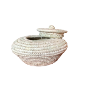 resources of Palm Leaves Wicker Bowl With Led exporters