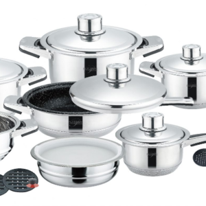 resources of Casserole cookware set 19pcs PL-1901 exporters