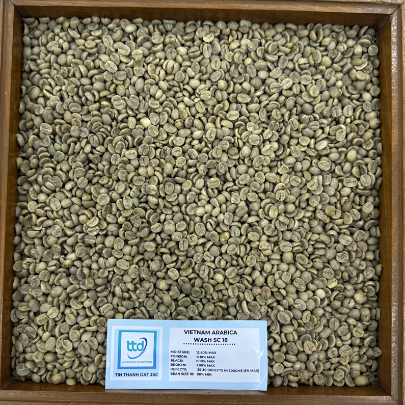 resources of Vietnam Arabica, Screen 18, Washed exporters